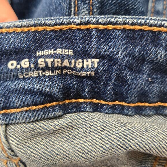 Old Navy High Rise OG Straight Jean Size 16 - Picture 8 of 10